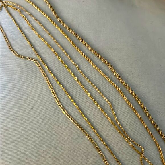 Elegant Gold Chain Necklace - Picture 1 of 3